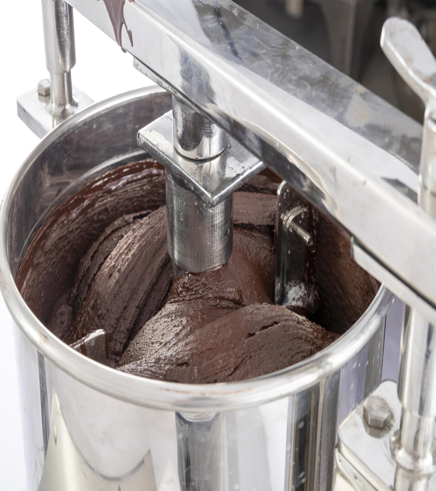Cocoamel chocolate melanger for cocoa bean grinding and refining