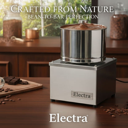 Electra 7 KG | 15 LBS | Stainless Steel | Chocolate Melanger Refiner Conch (All in one machine)
