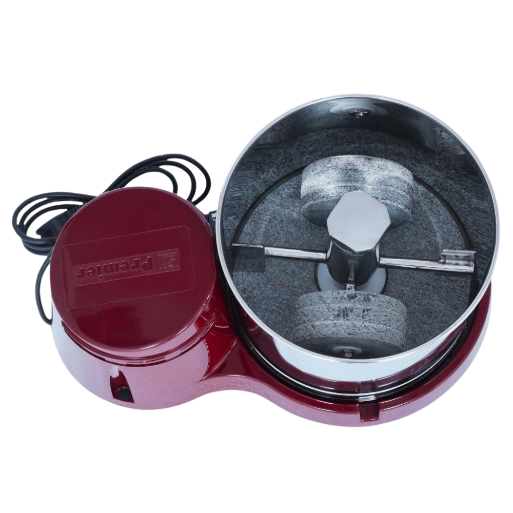 Premier Compact Chocolate Melanger Refiner 220 Volt 11 LBS | Stainless steel Holder